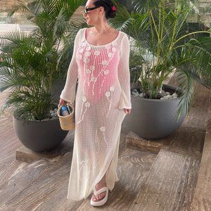 KNOTKNOT  DRESS with 3D FLOWERS